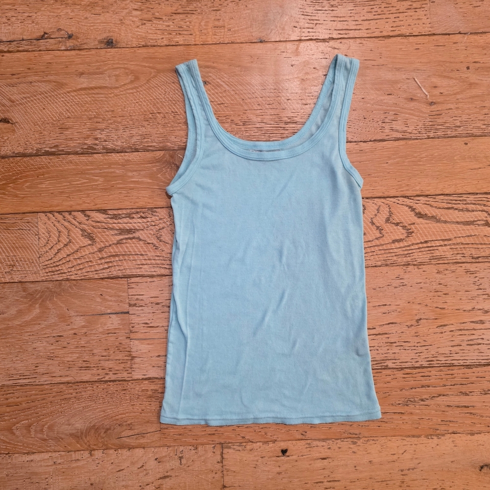 Lucky Brand Light Blue Tank Top summer basics